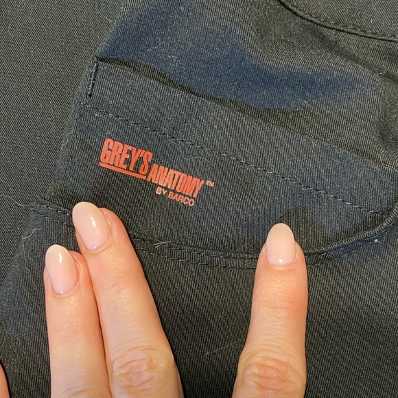 Black Grey’s Anatomy by Barco Spandex Stretch Scrub Pants - Picture 4 of 4